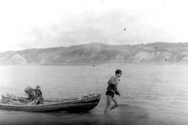 Бурлаки на Волге. Горький - Казань, июль 1956 г.